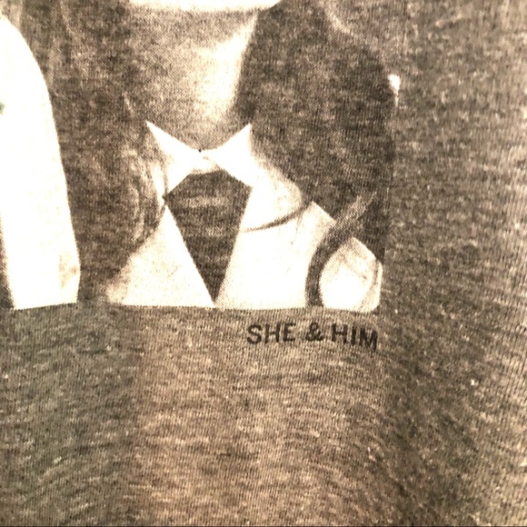 She & Him Band Tee | Summer Tour 2013 | Women’s Large - Picture 3 of 5